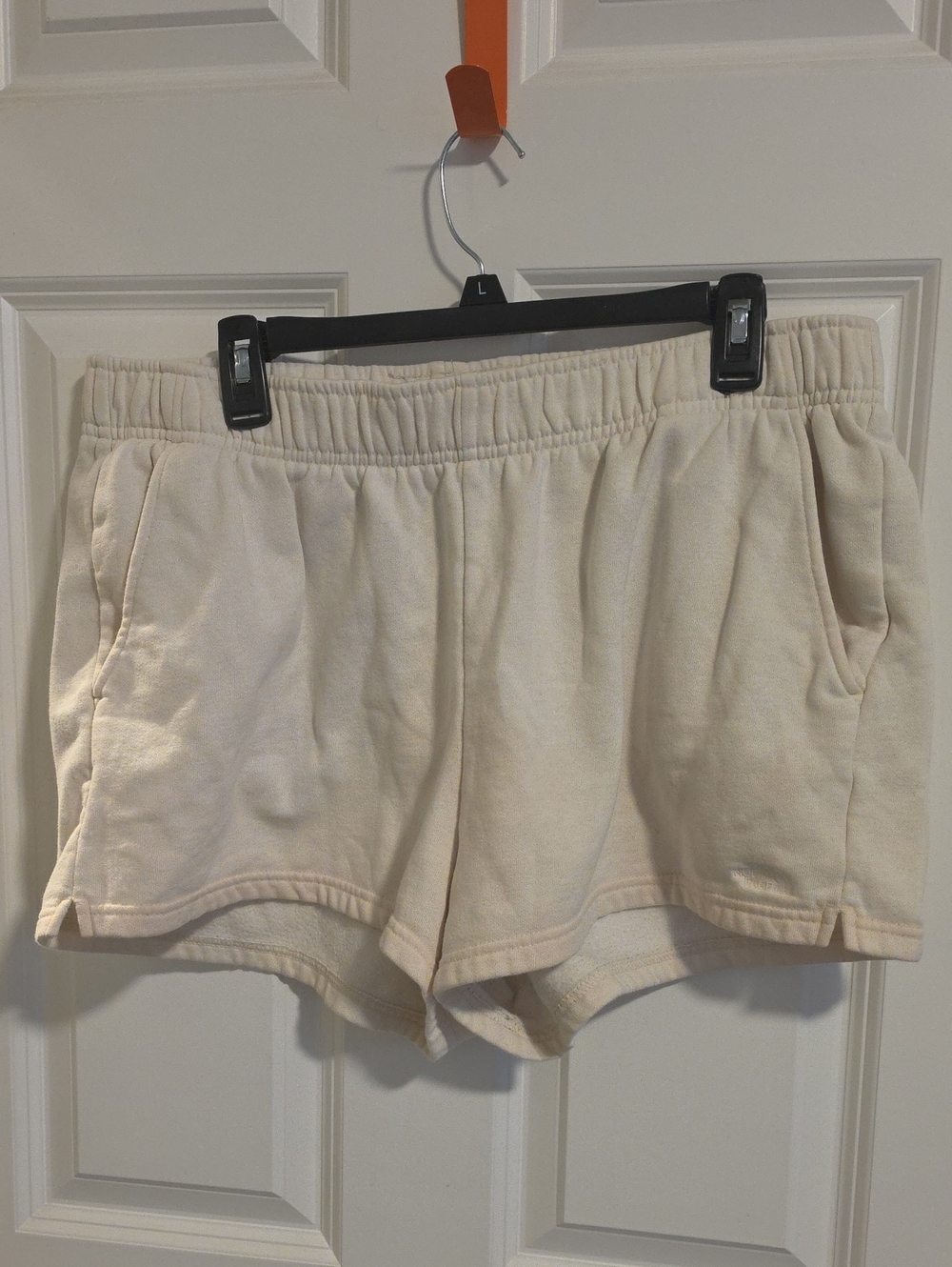 Women's Cream North Face Lounge Shorts